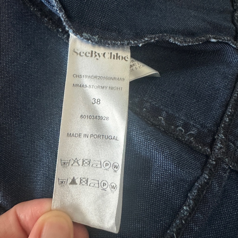 See By Chloe Stormy Night Denim Dress - Picture 11 of 11